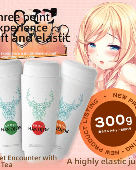 Boba Tea Male Masturbator Cup – Realistic Penis Stroker & Stamina Training Sleeve