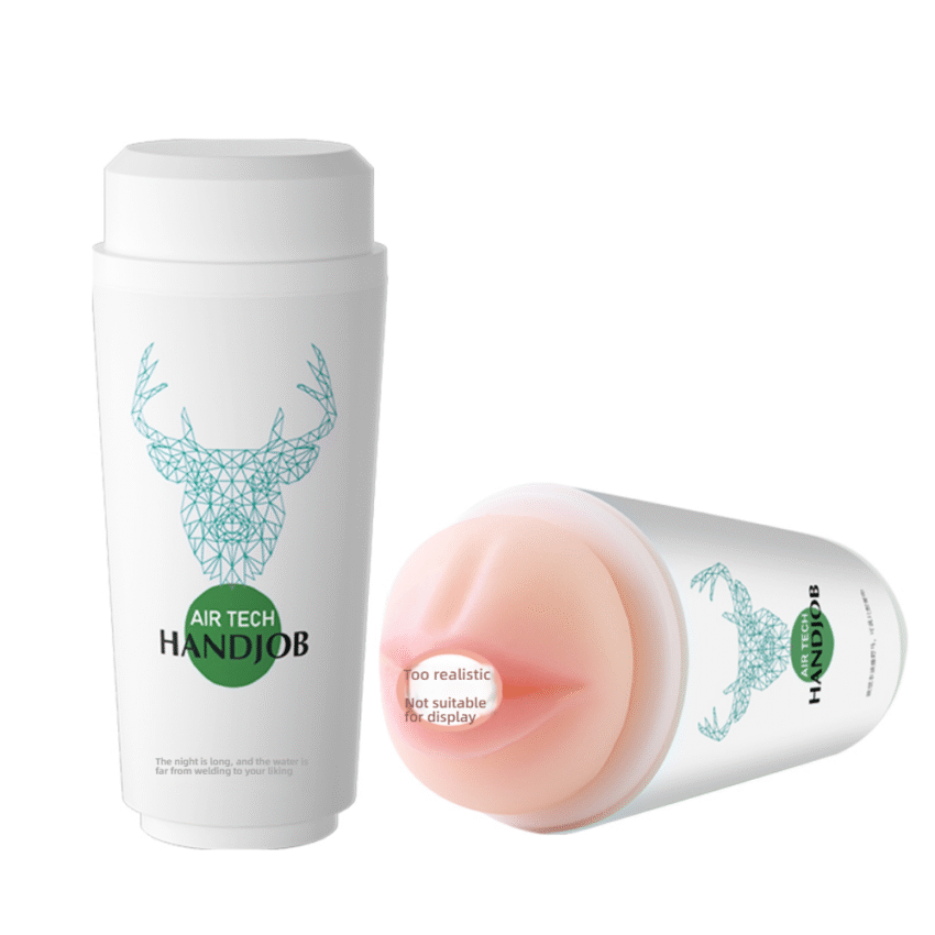 Boba Tea Male Masturbator Cup – Realistic Penis Stroker & Stamina Training Sleeve - Image 5