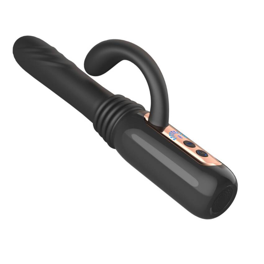 Telescopic female sex machine vibrator with suction cup for women - Image 2