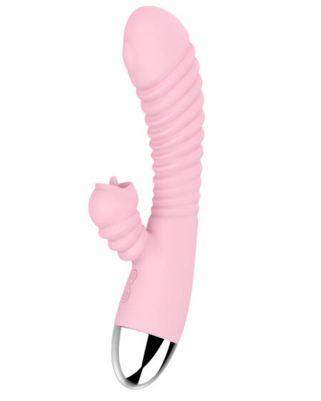 Lovehoney Ripple Rabbit Rechargeable Silicone Ribbed Rabbit Vibrator